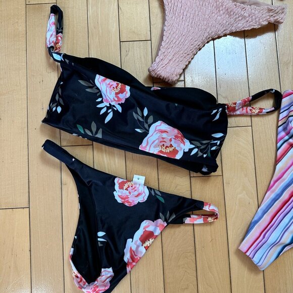 ZAFUL Size Small Swimsuit Bundle 3 Tops & 3 Bottoms - Picture 10 of 12